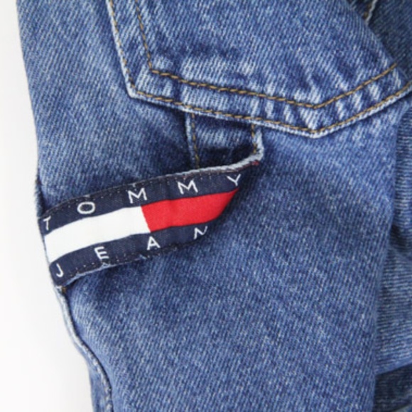 Tommy Hilfiger Vintage Bib Overalls Denim Toddler - Picture 7 of 8